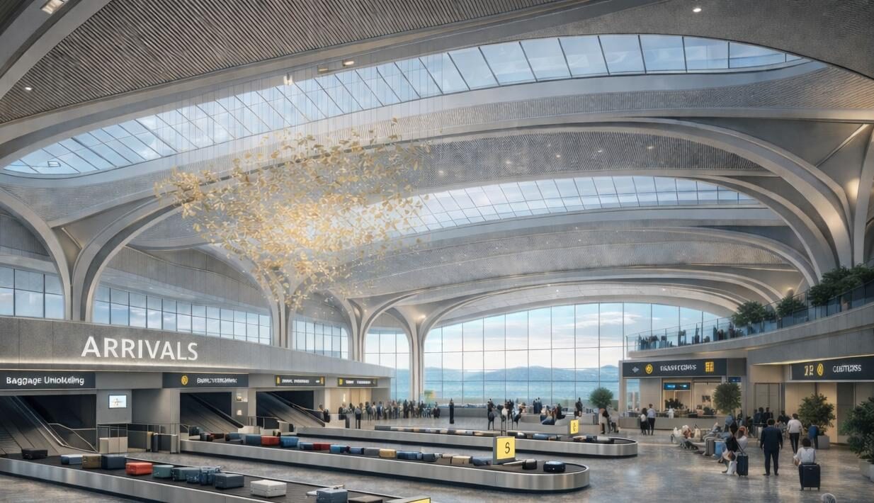 JINSA arrival hall