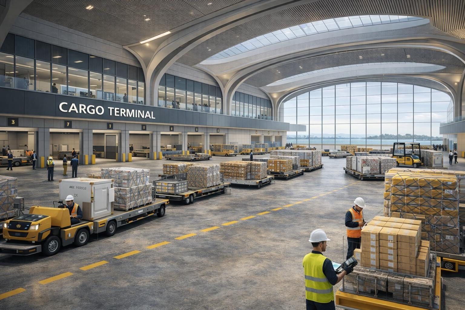 JINSA cargo terminal interior