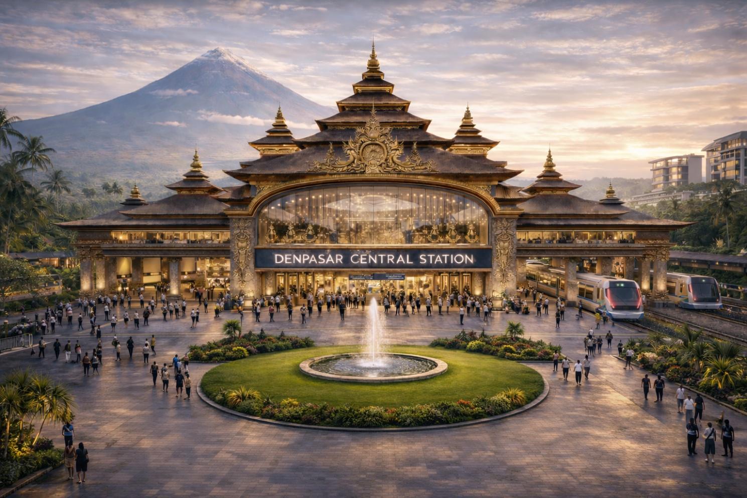 Denpasar Central Station — Main Hub