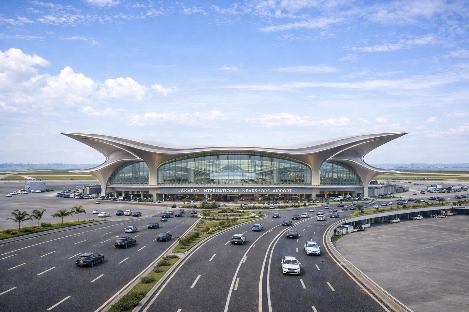 JINSA main terminal front elevation